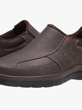 Rockport Brown Leather Slip-On Casual Loafer